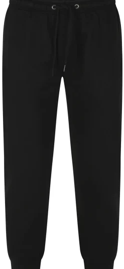 Bigdude Basic Cuffed Joggers Twin Pack Black/Charcoal