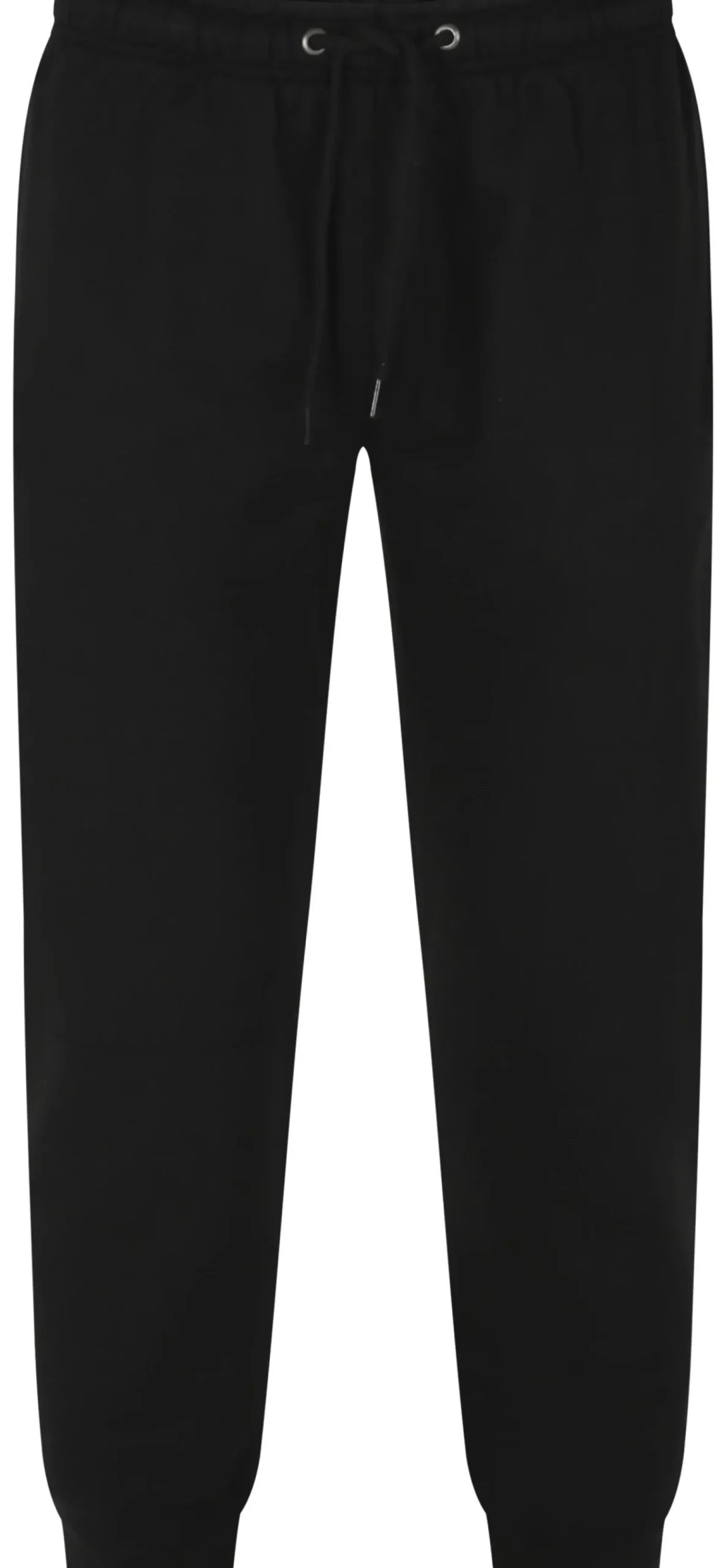 Bigdude Basic Cuffed Joggers Twin Pack Black/Charcoal