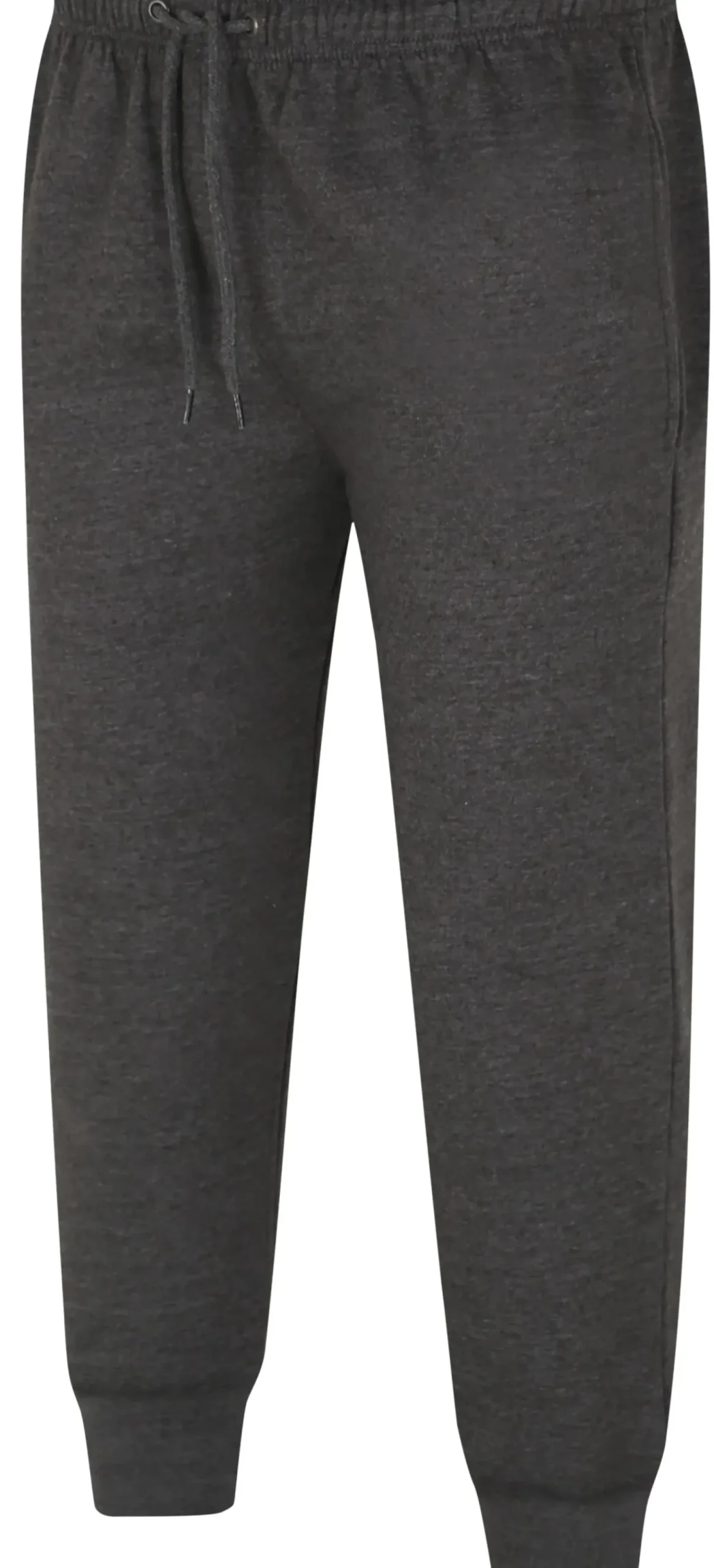 Bigdude Basic Cuffed Joggers Twin Pack Black/Charcoal