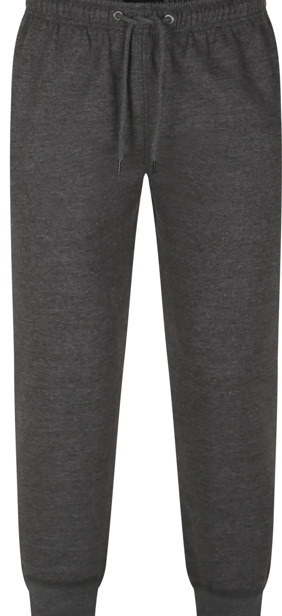 Bigdude Basic Cuffed Joggers Twin Pack Black/Charcoal