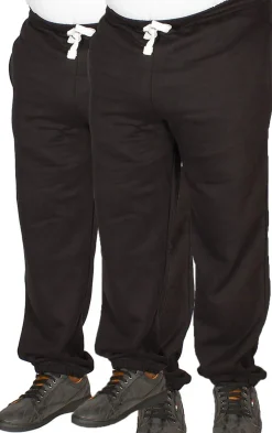 Bigdude Basic Joggers Twin Pack Black