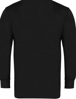 Bigdude Brushed Fleece Cardigan Black
