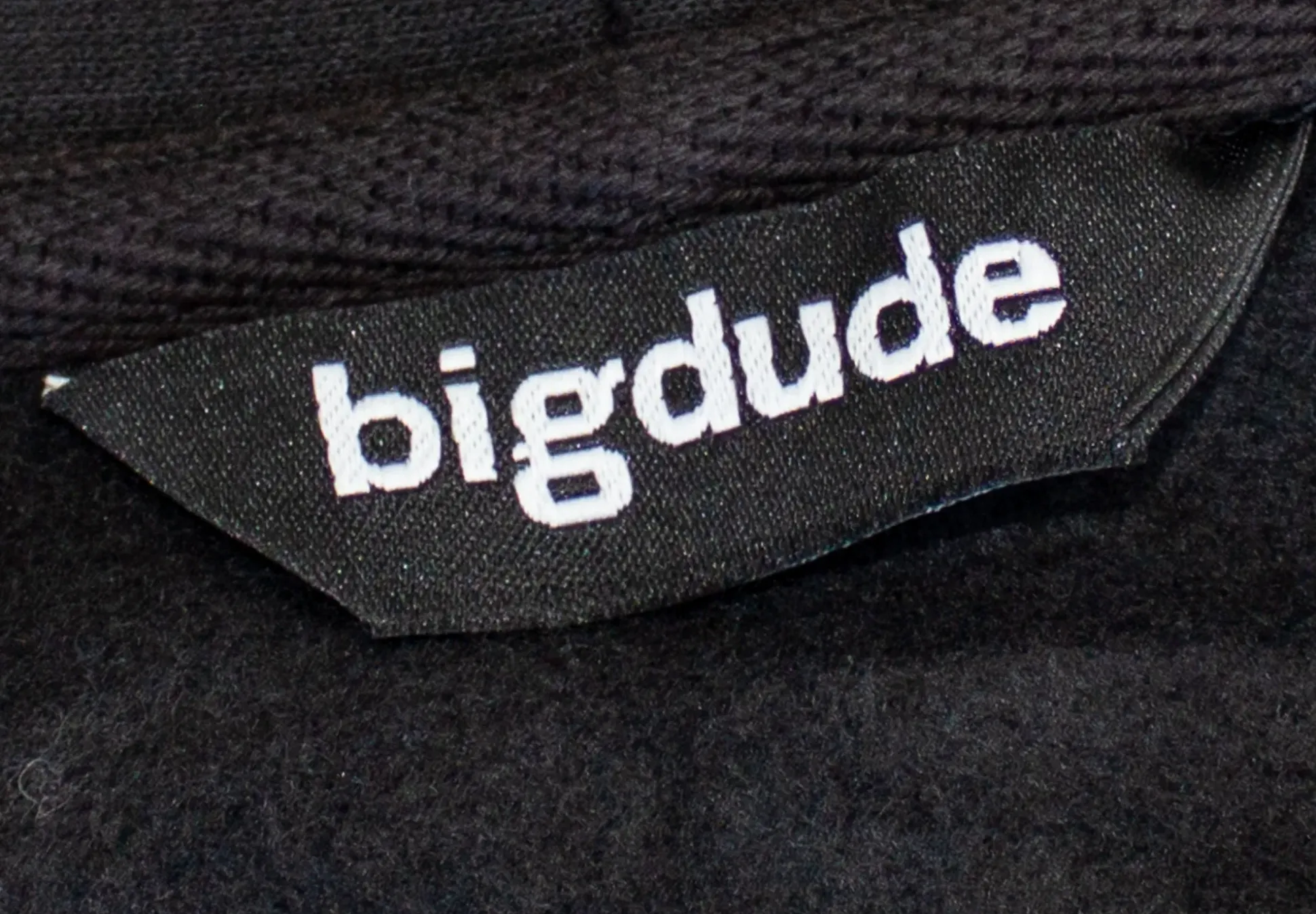 Bigdude Brushed Fleece Cardigan Black