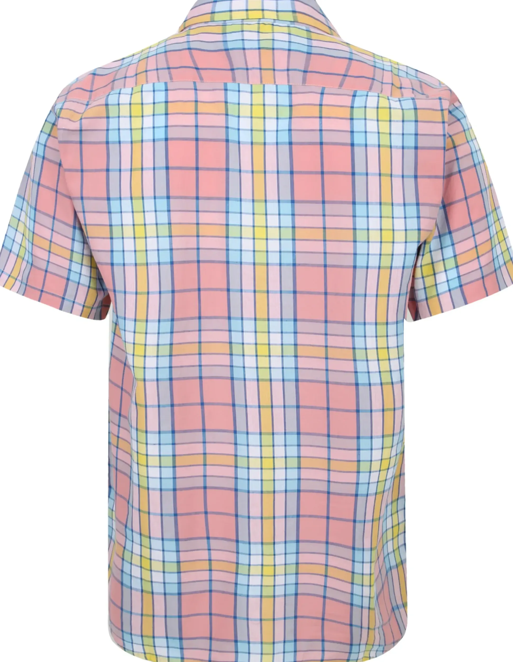 Bigdude Button Down Collar Checked Shirt Multi Tall