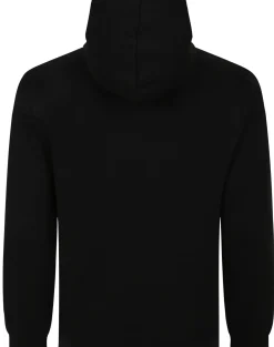 Bigdude Buttoned Pullover Hoody Black