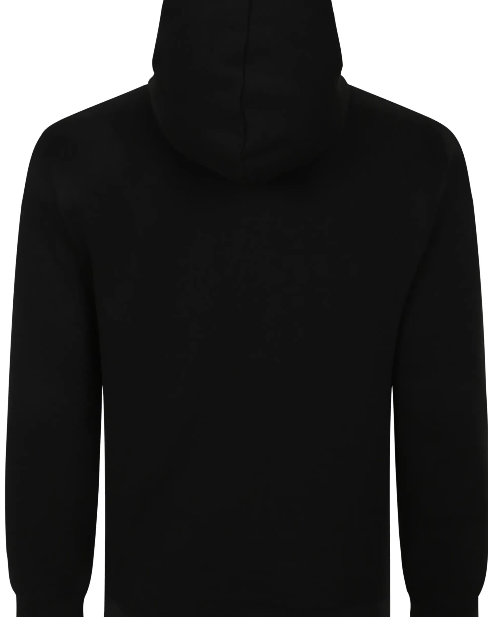 Bigdude Buttoned Pullover Hoody Black