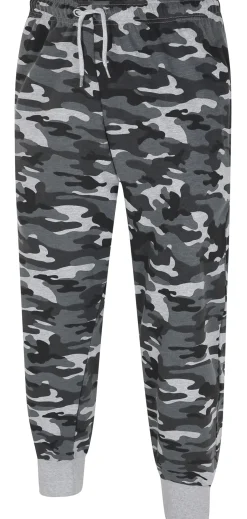 Bigdude Camo Joggers Charcoal