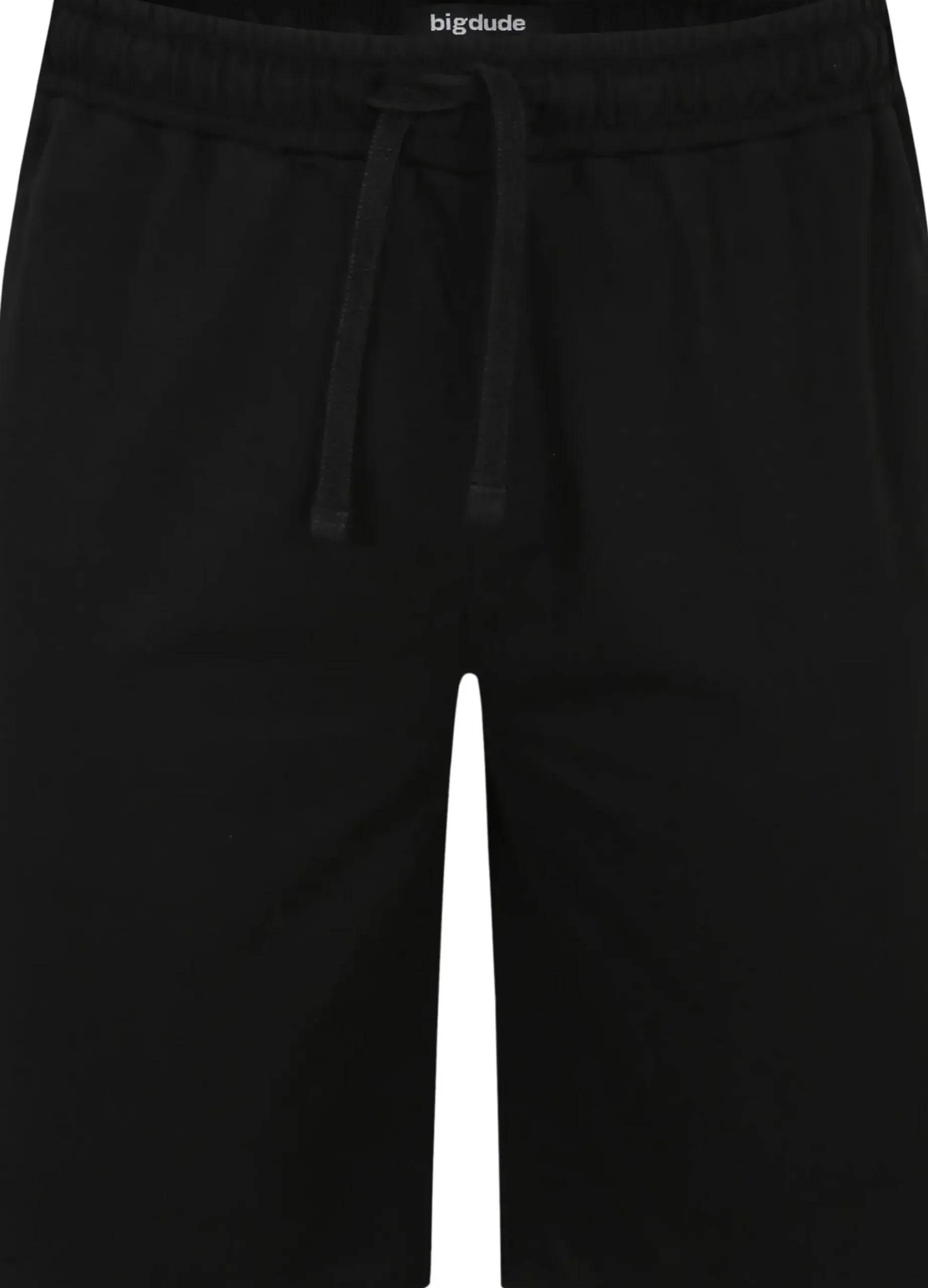 Bigdude Camo Side Panel Loopback Jogger Shorts Black