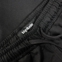 Bigdude Camo Side Panel Loopback Jogger Shorts Black