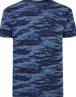 Bigdude Camo T-Shirt Navy