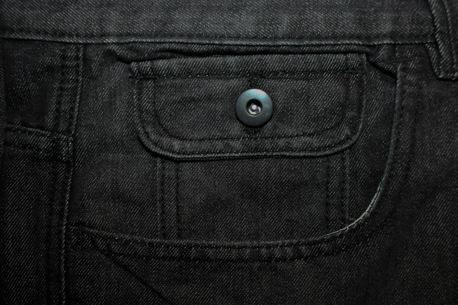 Bigdude Cargo Denim Shorts Black