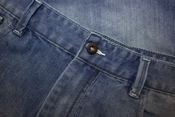 Bigdude Cargo Denim Shorts Mid Wash