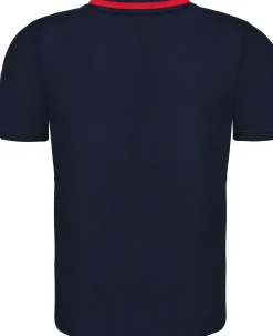 Bigdude Chunky Tipped Polo Shirt Navy