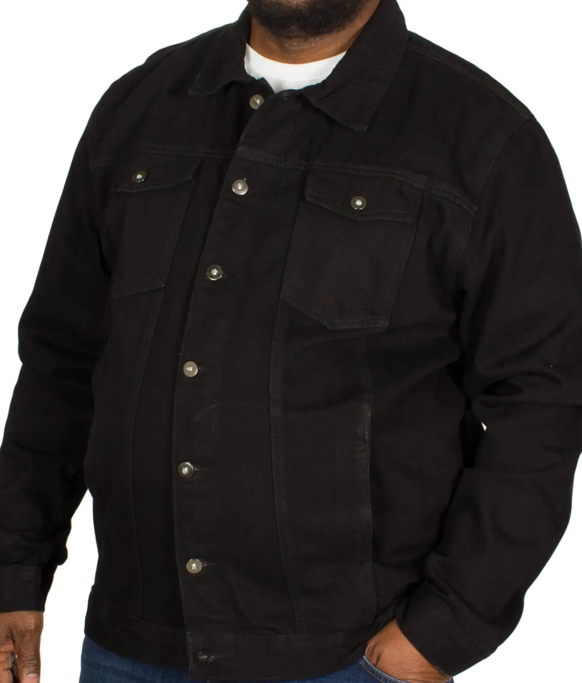 Bigdude Classic Denim Jacket Black