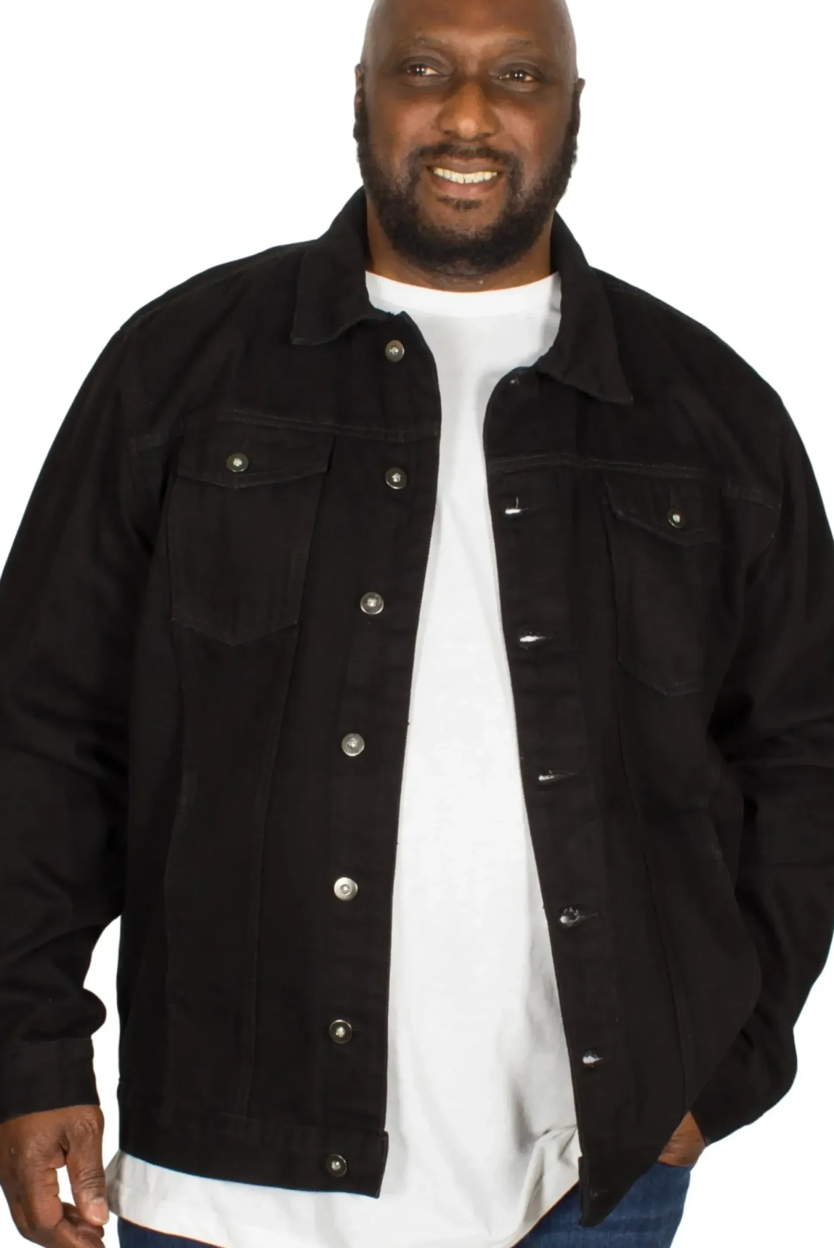 Bigdude Classic Denim Jacket Black
