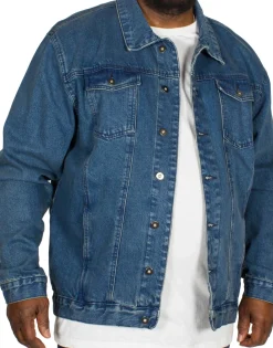 Bigdude Classic Denim Jacket Mid Wash