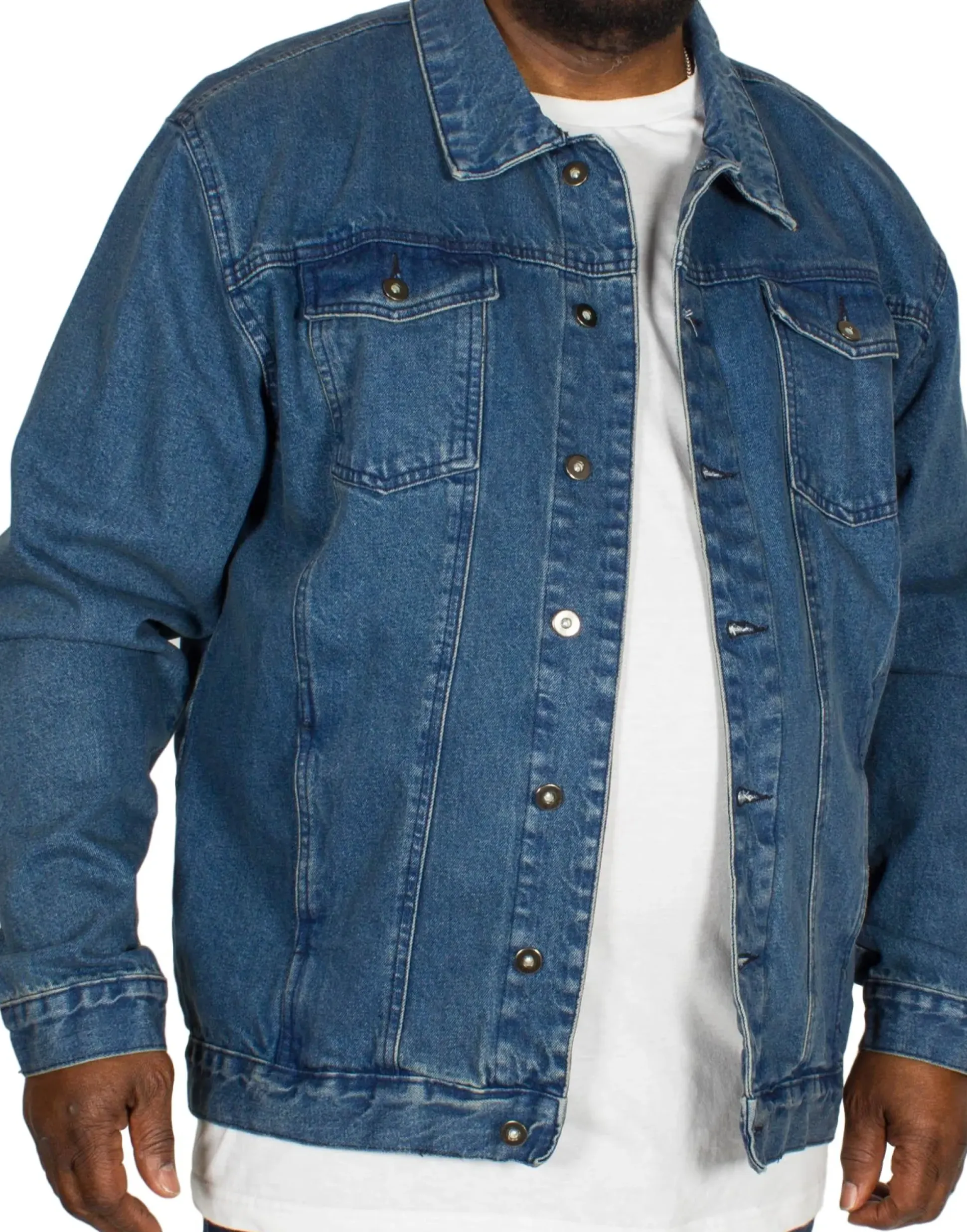 Bigdude Classic Denim Jacket Mid Wash