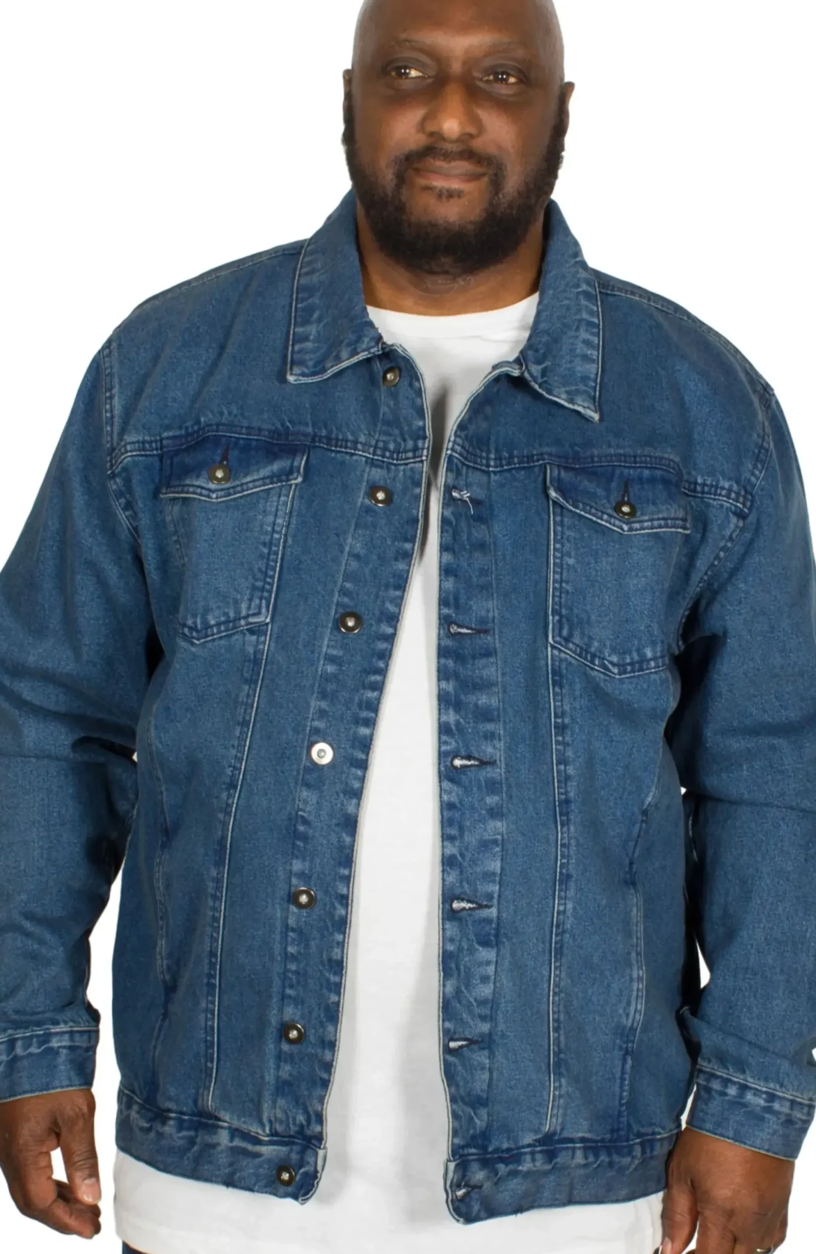 Bigdude Classic Denim Jacket Mid Wash