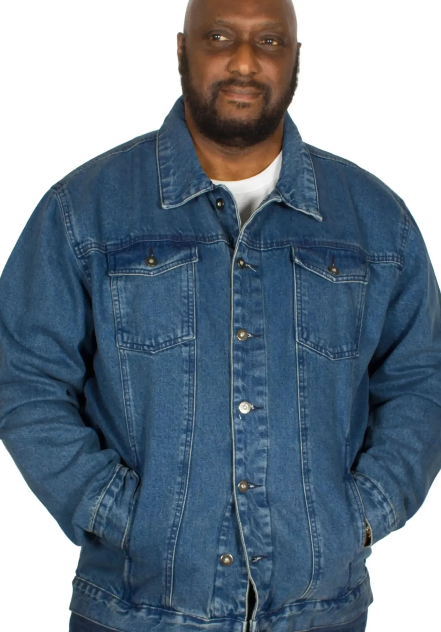 Bigdude Classic Denim Jacket Mid Wash