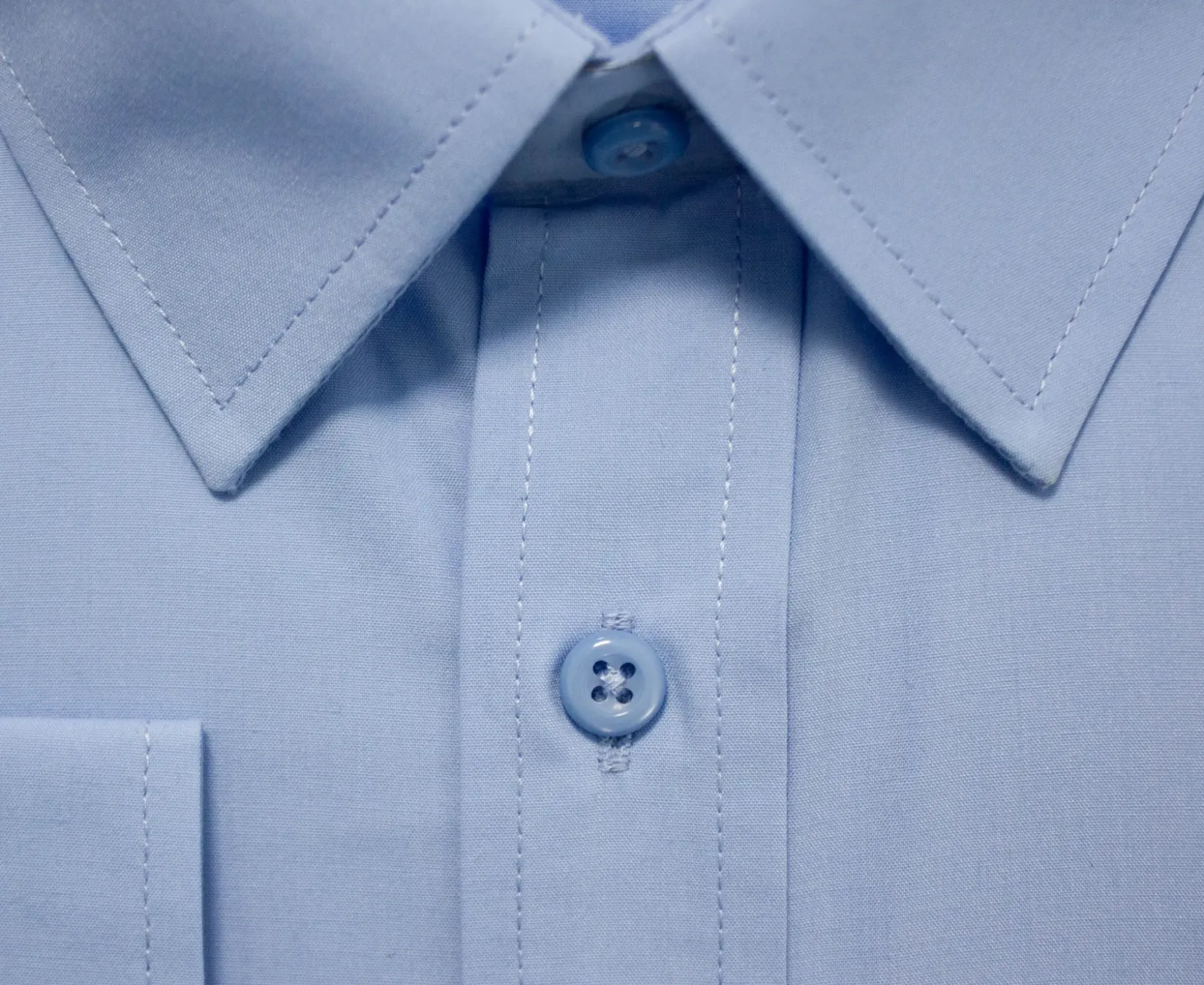 Bigdude Classic Long Sleeve Poplin Shirt Light Blue