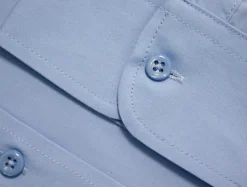 Bigdude Classic Long Sleeve Poplin Shirt Light Blue