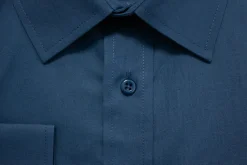 Bigdude Classic Long Sleeve Poplin Shirt Petrol