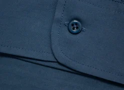 Bigdude Classic Long Sleeve Poplin Shirt Petrol