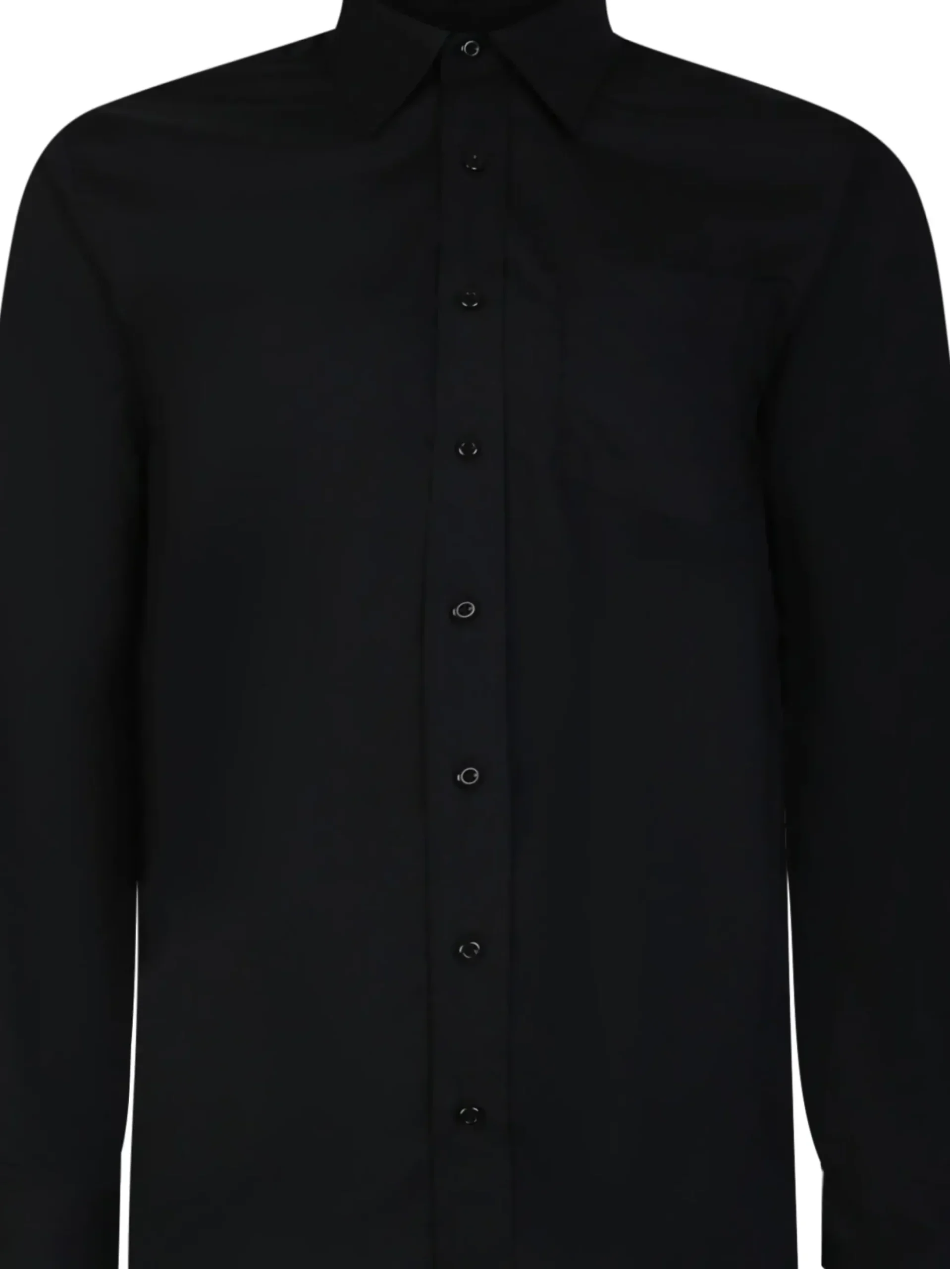 Bigdude Classic Long Sleeve Poplin Shirt Black