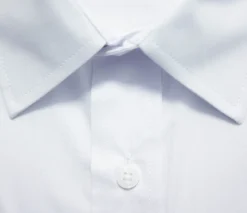Bigdude Classic Long Sleeve Poplin Shirt White Tall