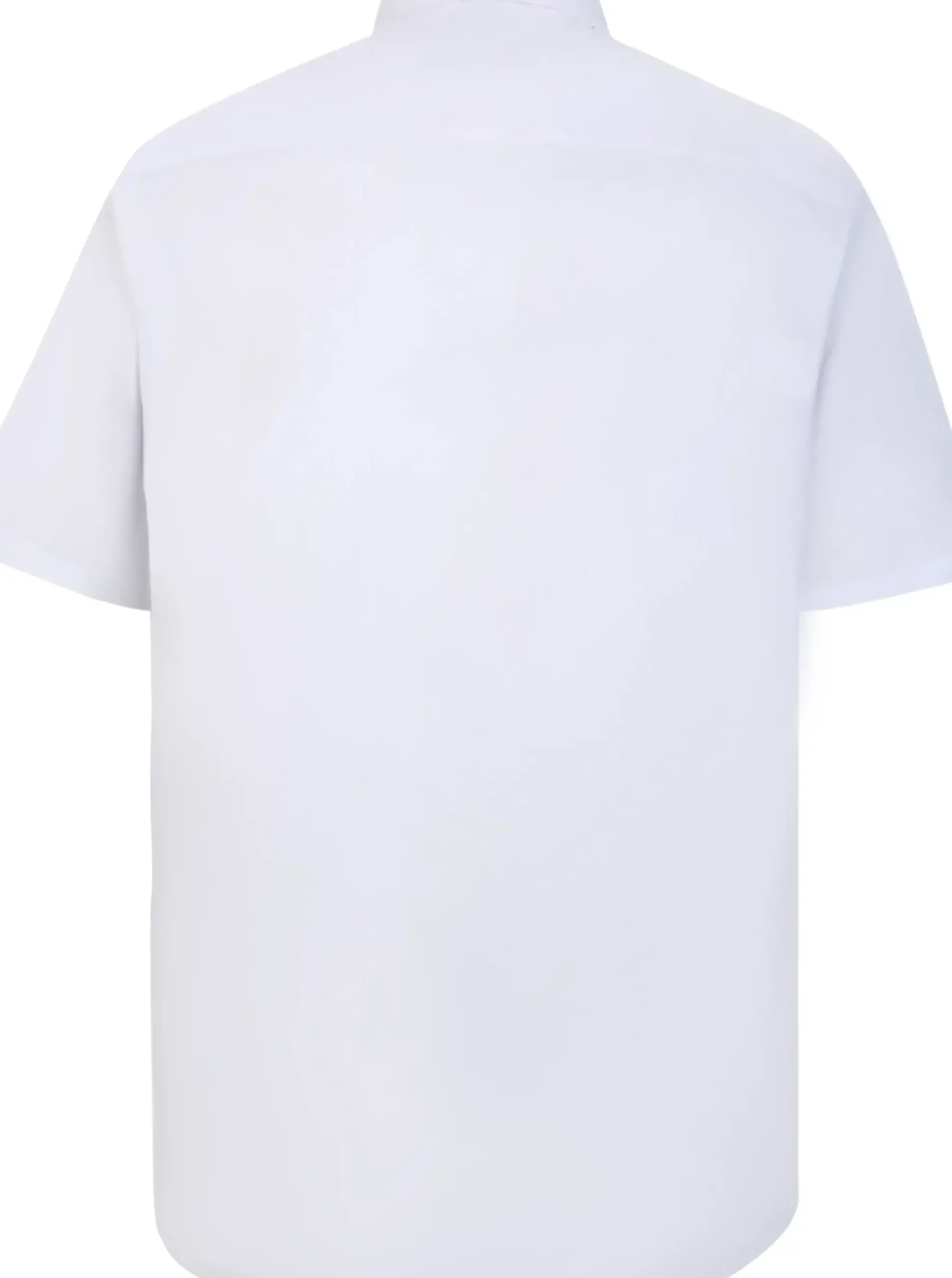 Bigdude Classic Short Sleeve Poplin Shirt White