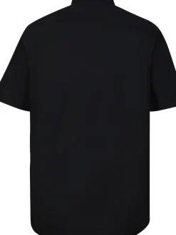 Bigdude Classic Short Sleeve Poplin Shirt Black