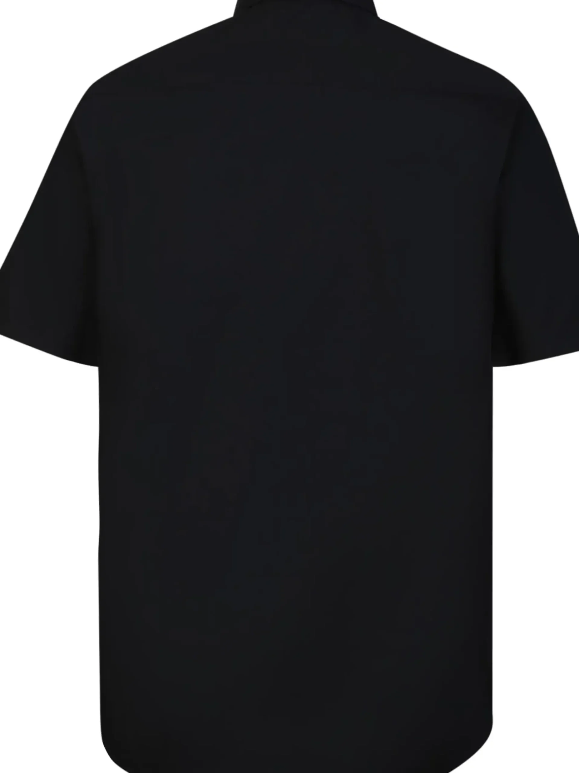 Bigdude Classic Short Sleeve Poplin Shirt Black