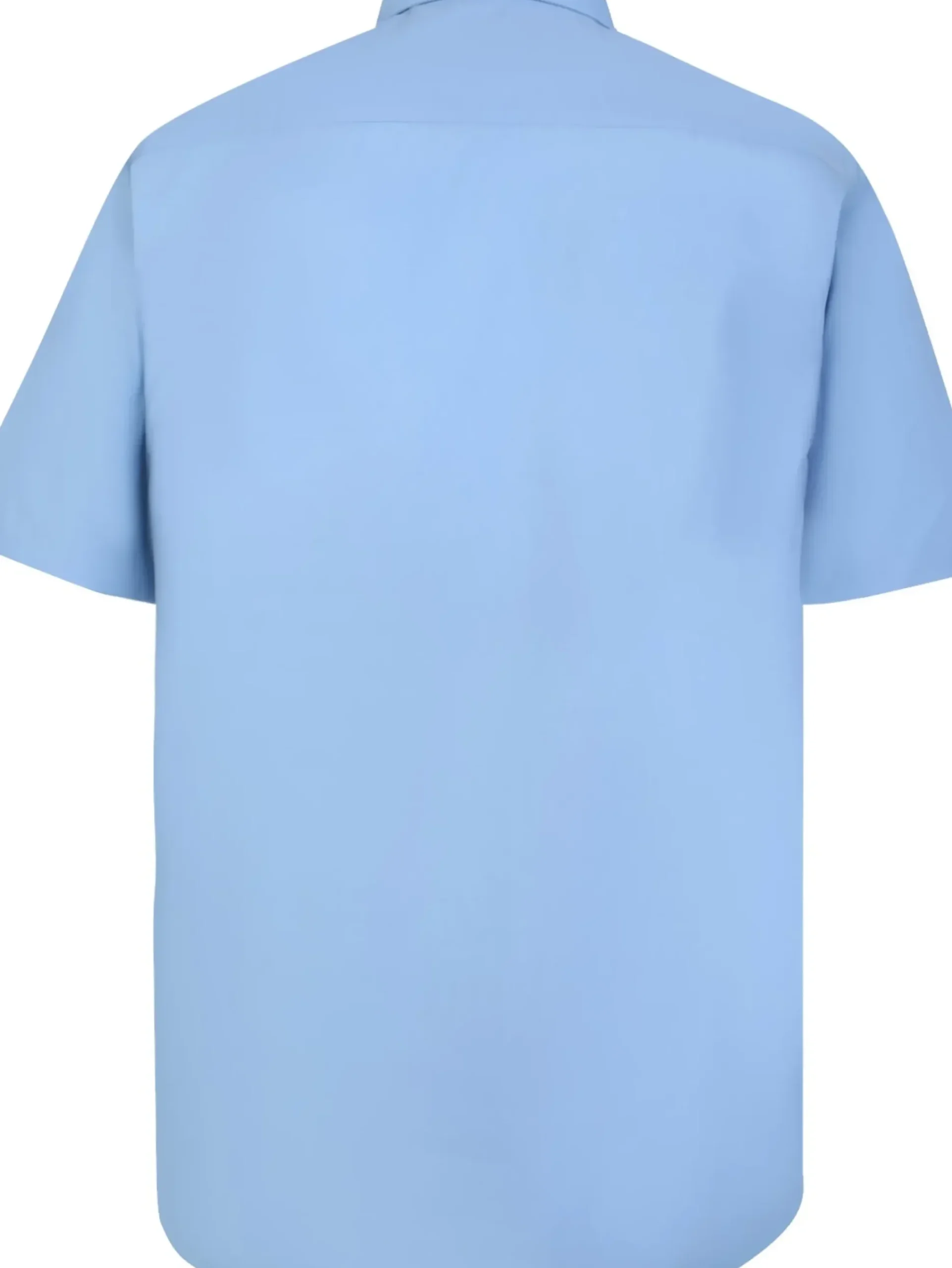 Bigdude Classic Short Sleeve Poplin Shirt Light Blue