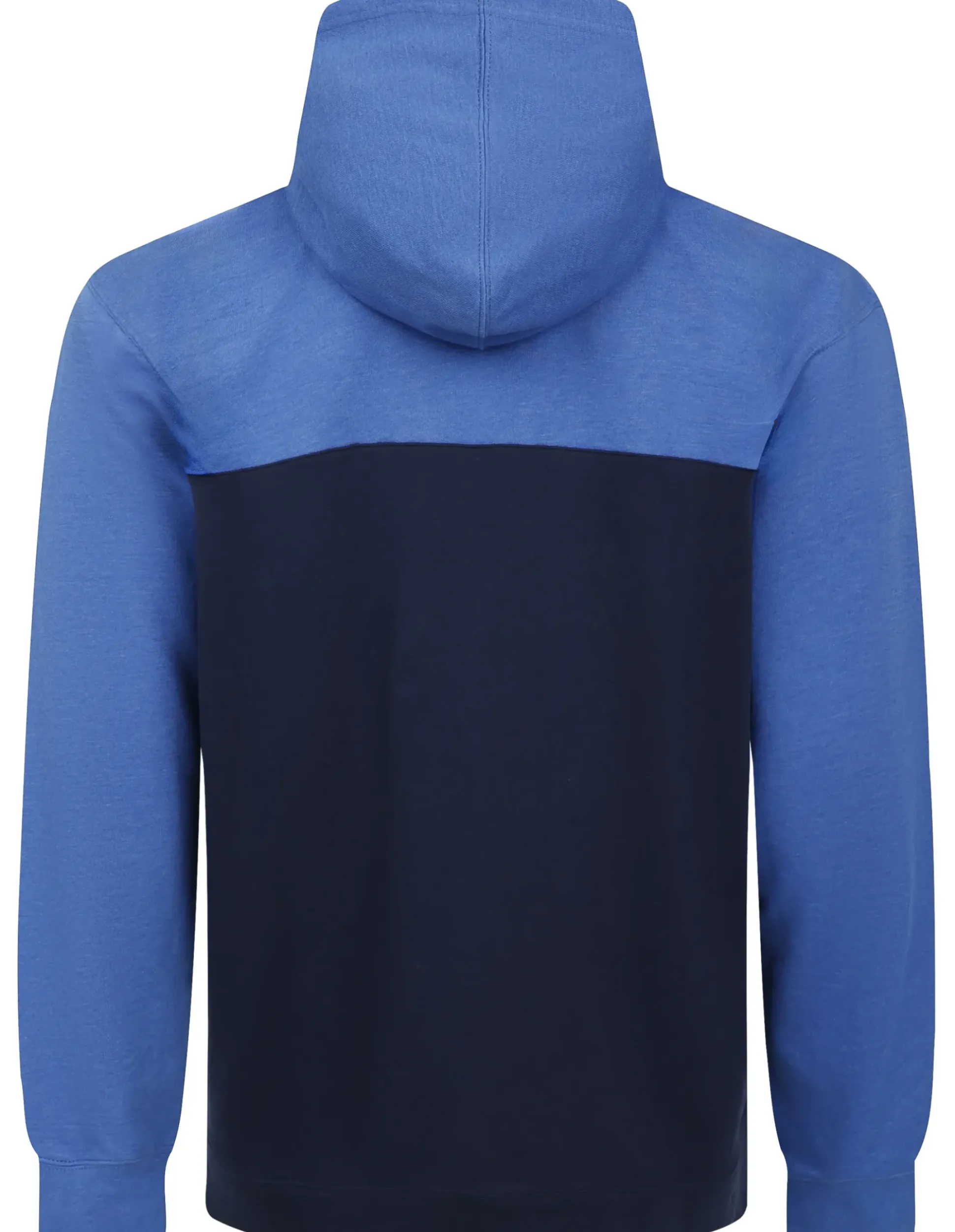 Bigdude Color Block Zipped Hoody Navy/Royal Blue