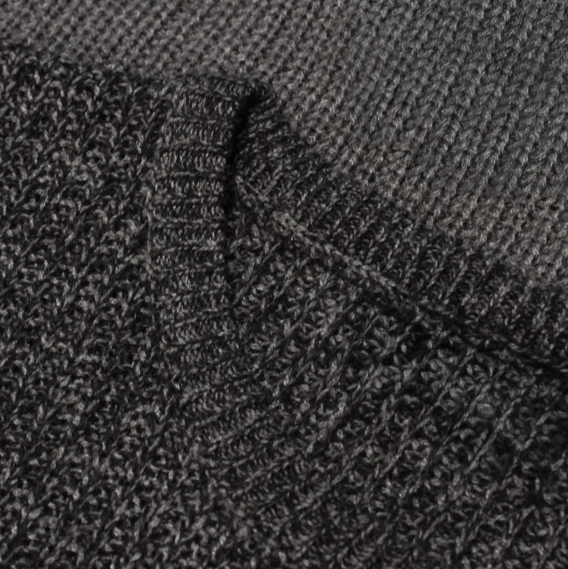 Bigdude Colour Block Knitted Jumper Charcoal Marl