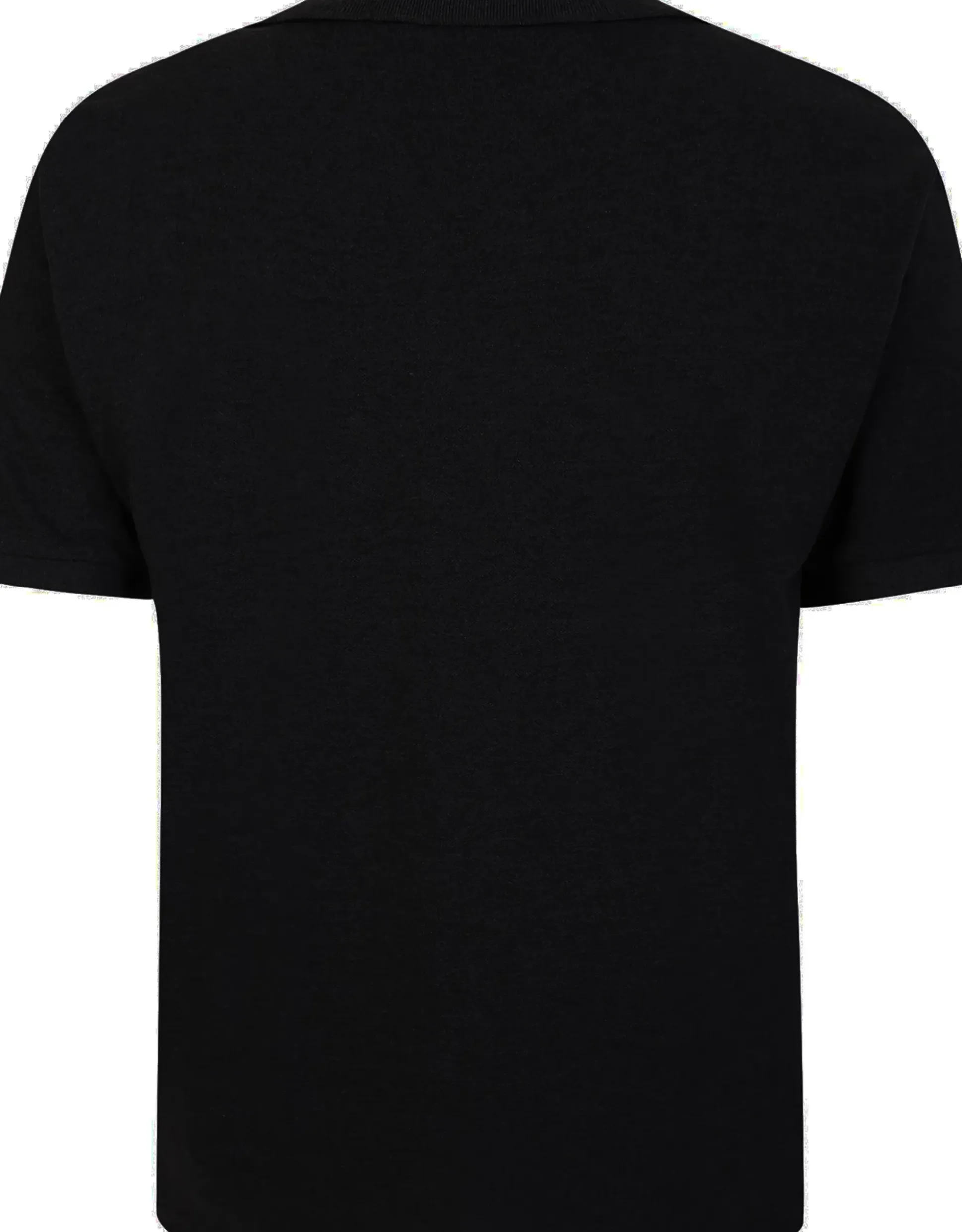 Bigdude Colour Block Polo Shirt Black