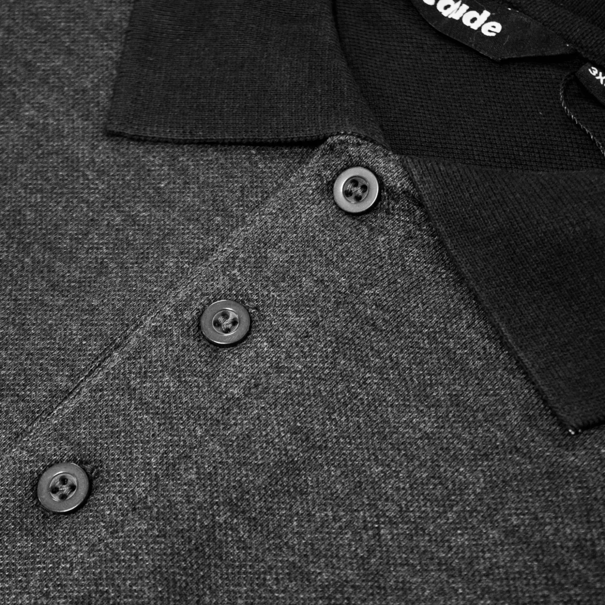 Bigdude Colour Block Polo Shirt Black