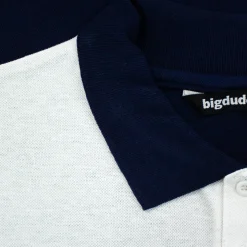 Bigdude Colour Block Polo Shirt Navy