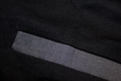 Bigdude Contrast Jersey Polo Shirt Black