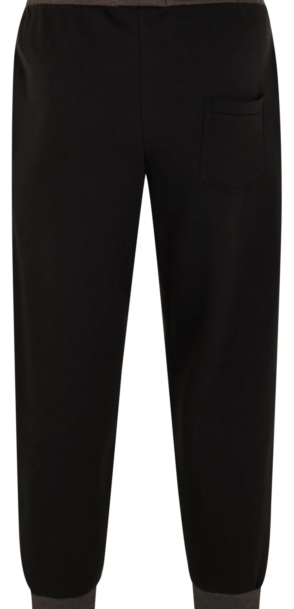 Bigdude Contrast Joggers Black/Charcoal