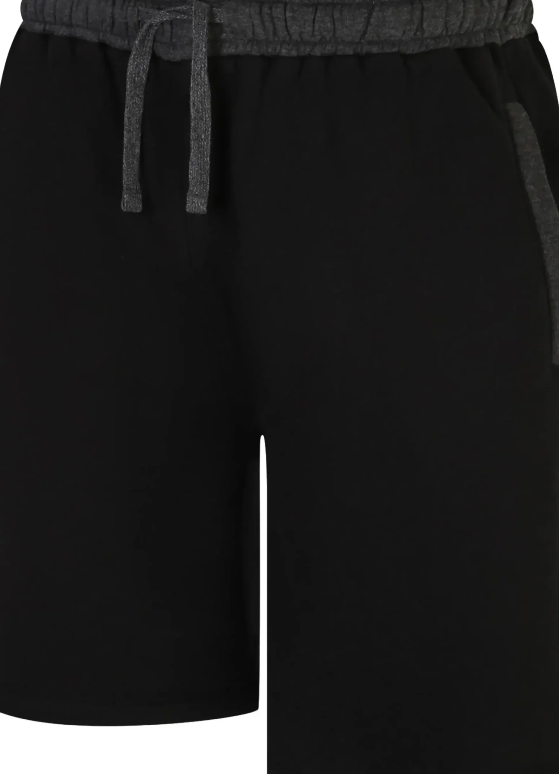 Bigdude Contrast Sweat Shorts Black