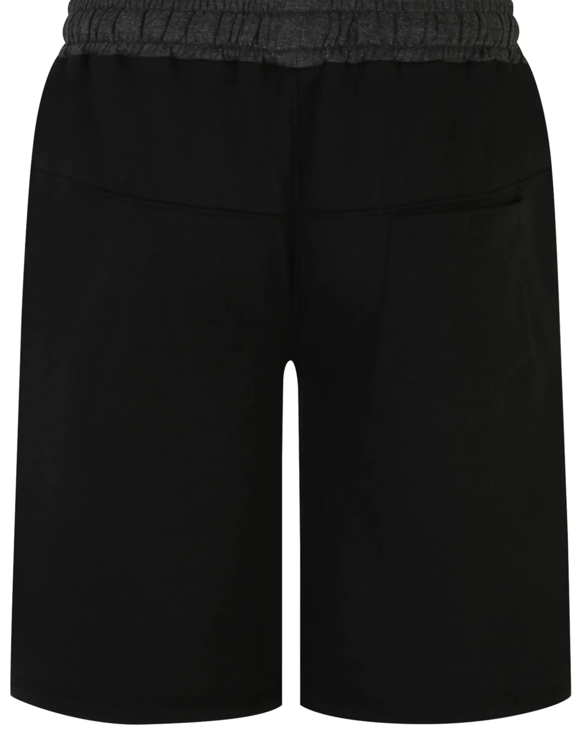 Bigdude Contrast Sweat Shorts Black