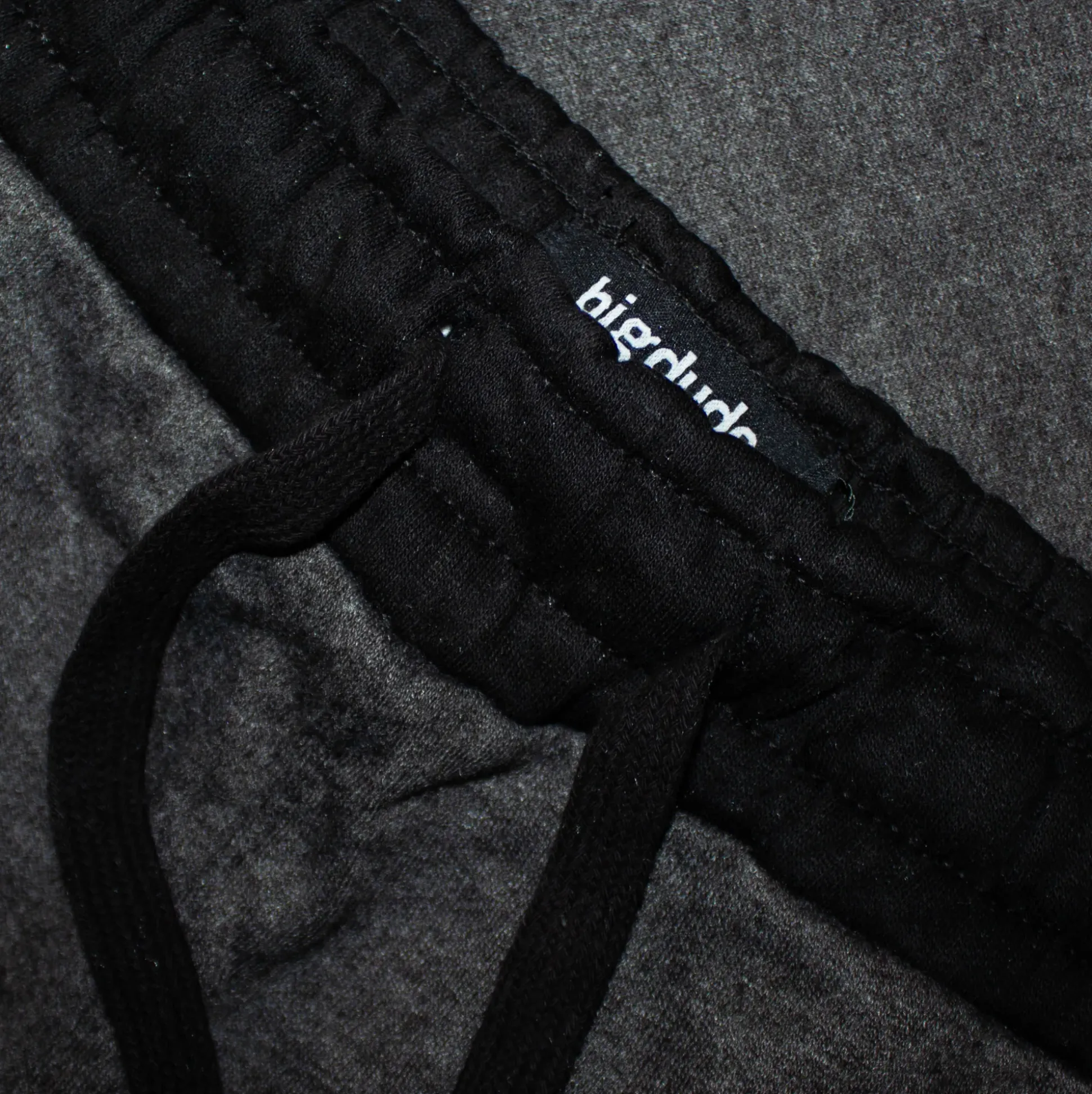 Bigdude Contrast Sweat Shorts Charcoal Marl