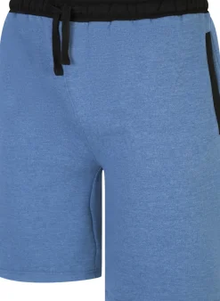 Bigdude Contrast Sweat Shorts Denim Marl