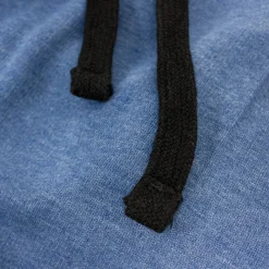 Bigdude Contrast Sweat Shorts Denim Marl