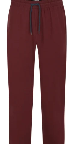 Bigdude Cut & Sew Pyjama Set Burgundy/Navy