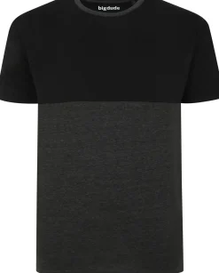 Bigdude Cut & Sew Pyjama Set Charcoal/Black