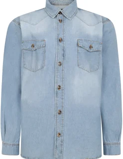 Bigdude Denim Shirt Light Wash