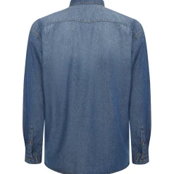 Bigdude Denim Shirt Mid Wash