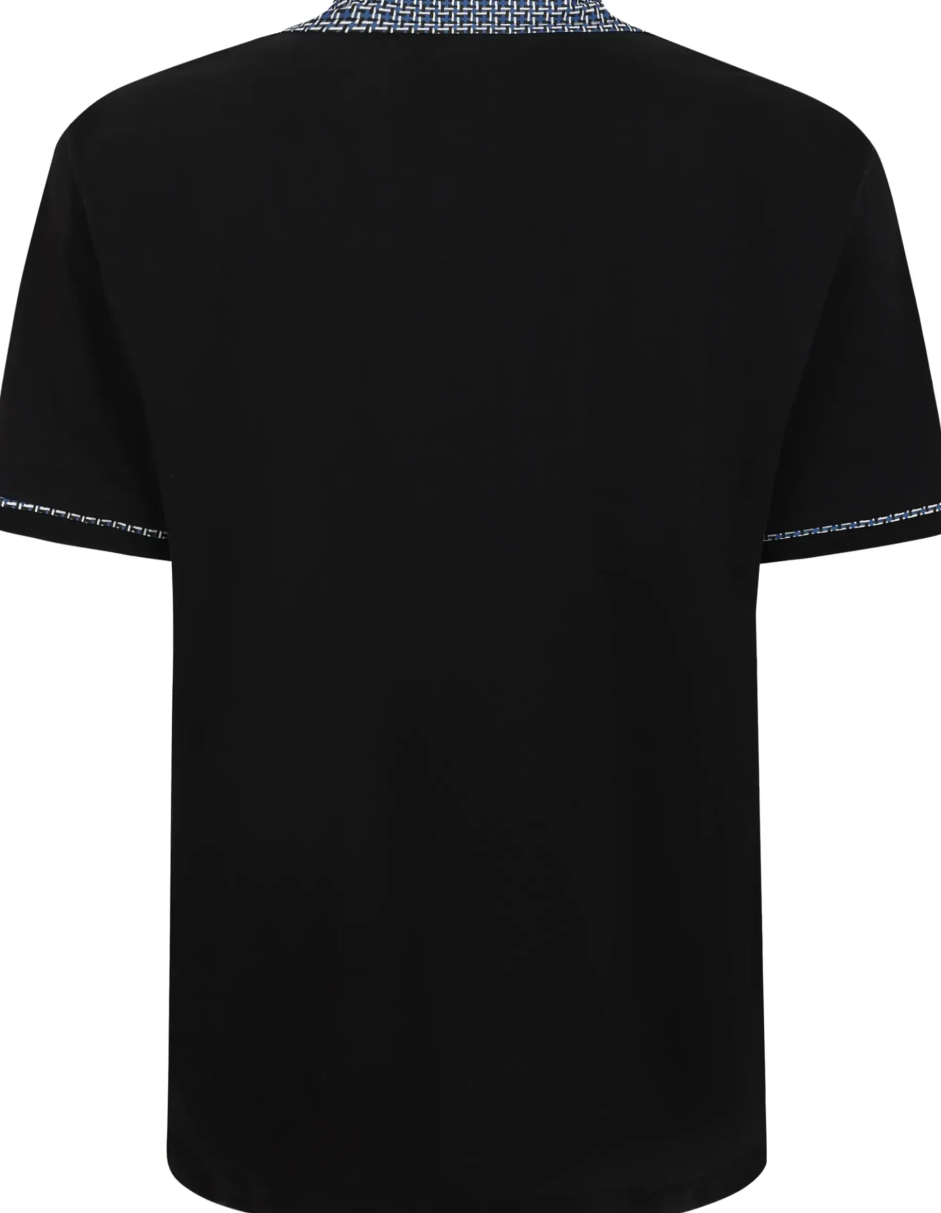 Bigdude Designer Collar Polo Black